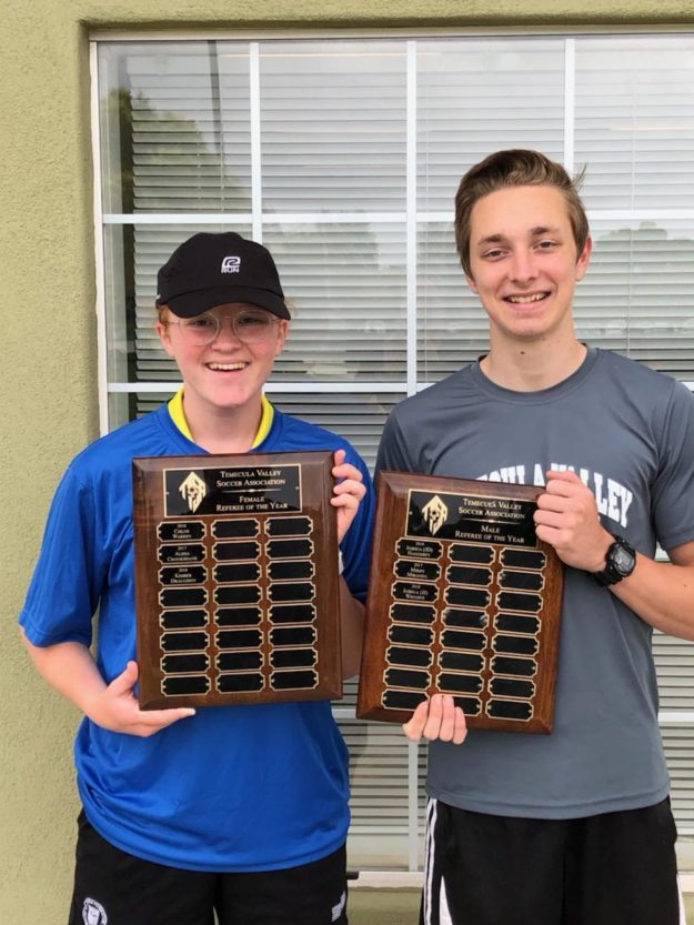 2018 Referee of the Year Kimber Draughon and Joshua Wiggins 2018 Referee of the Year Kimber Draughon and Joshua Wiggins